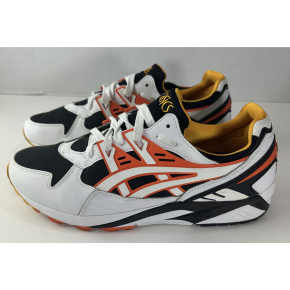 Asics Tiger GEL-Kayano Trainer White Black Orange Shoes Training Men's Size 11.5 - Picture 2 of 13